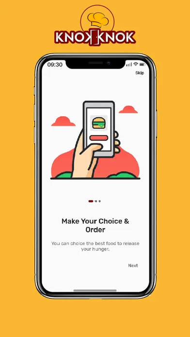 KNOK KNOK - Food Delivery应用截图