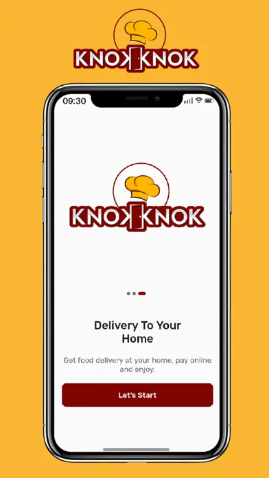 KNOK KNOK - Food Delivery应用截图