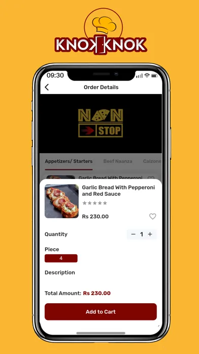 KNOK KNOK - Food Delivery应用截图