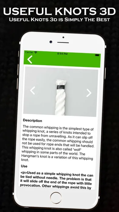 Capturas de tela do Useful Knots - Tie knots