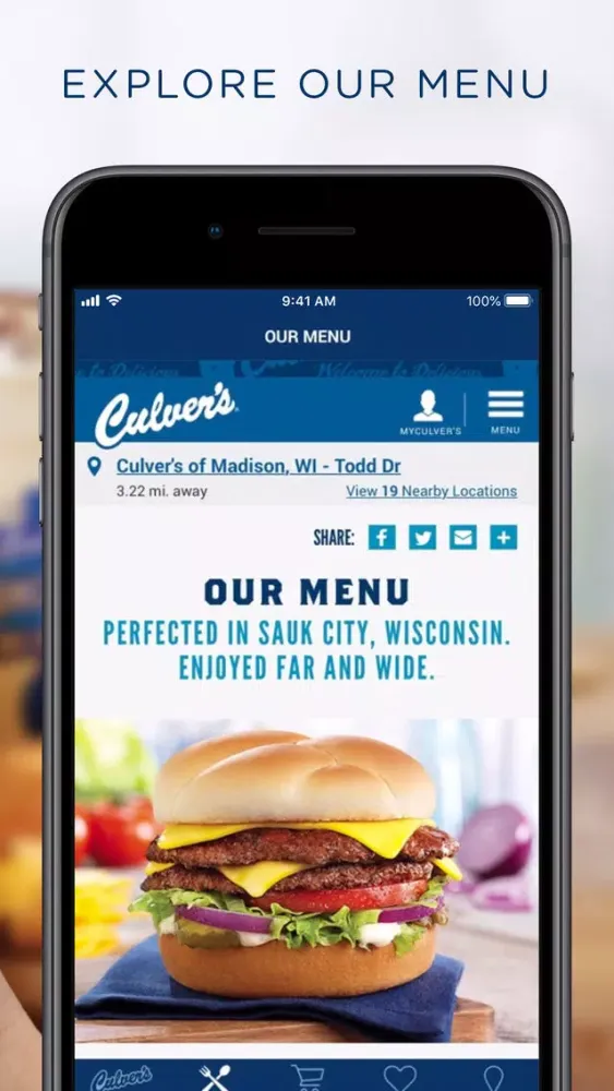 Culver's スクリーンショット