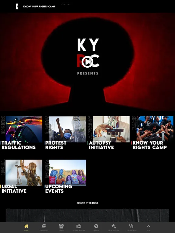 تصاویر Know Your Rights Camp iPad 