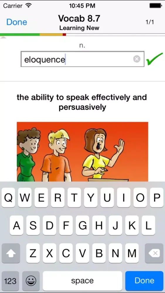 Knowji Vocab 8 Audio Visual Vocabulary Flashcards with Spaced Repetition スクリーンショット