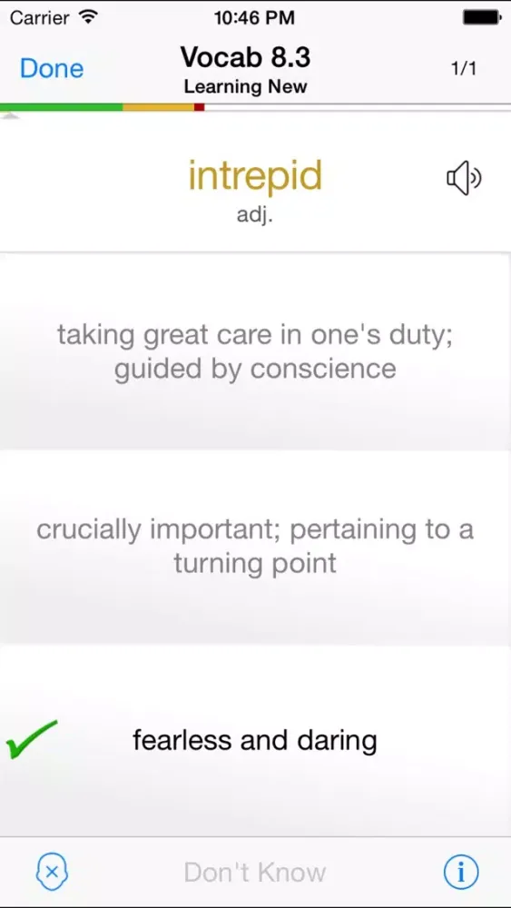 Knowji Vocab 8 Audio Visual Vocabulary Flashcards with Spaced Repetition スクリーンショット
