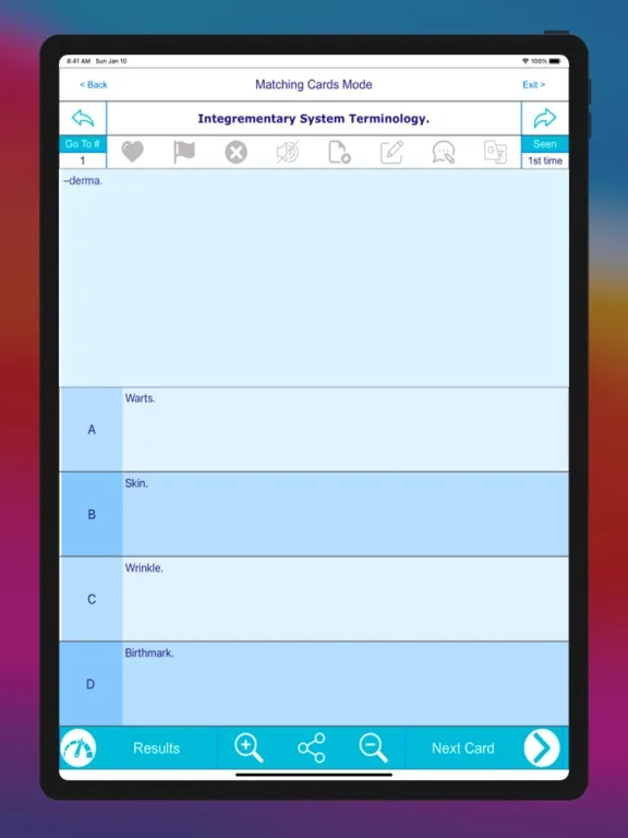 Medical Terminology by Branch iPad  Ekran Görüntüleri