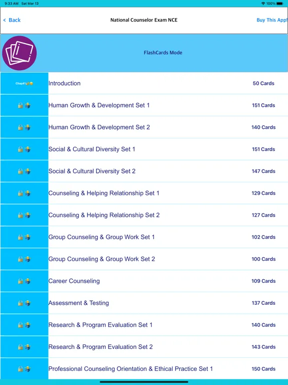 Counselor Exam materials &Quiz iPad  Ekran Görüntüleri