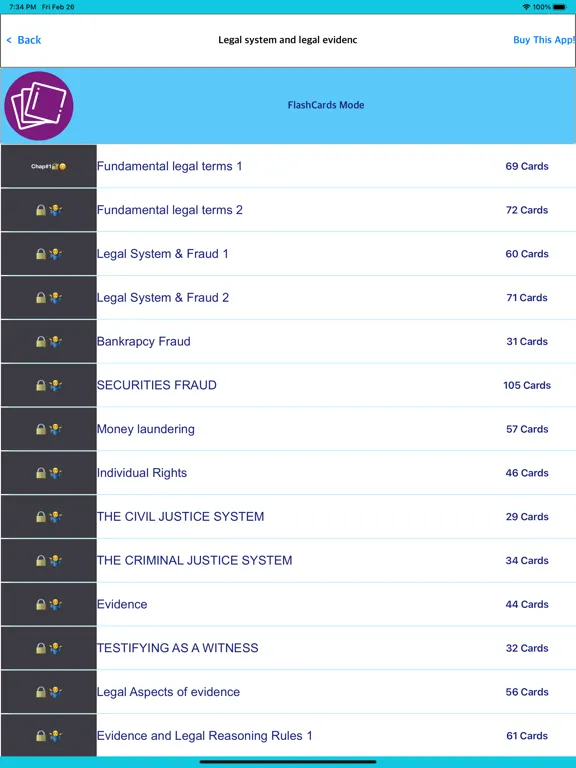 Law materials & Legal Evidence iPad  Ekran Görüntüleri