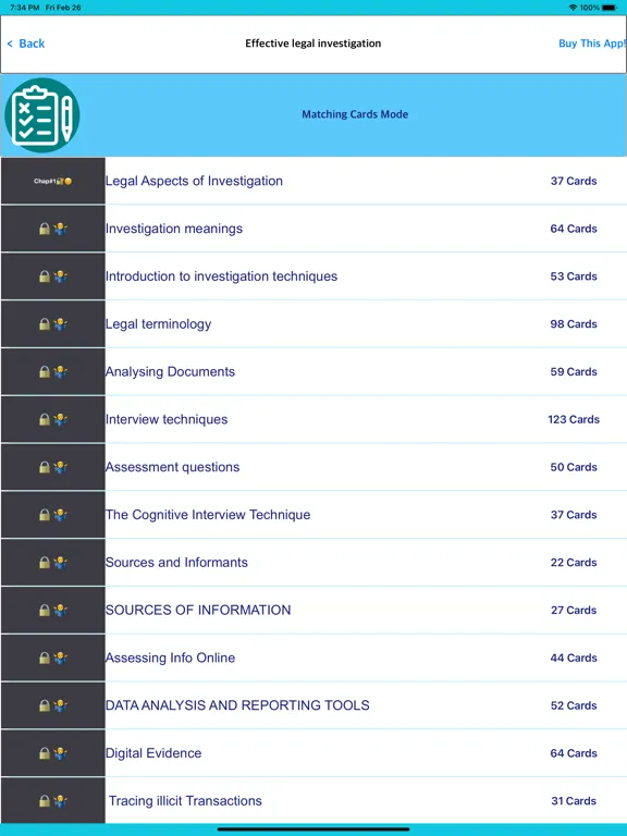 Law materials & Legal Evidence iPad  Ekran Görüntüleri