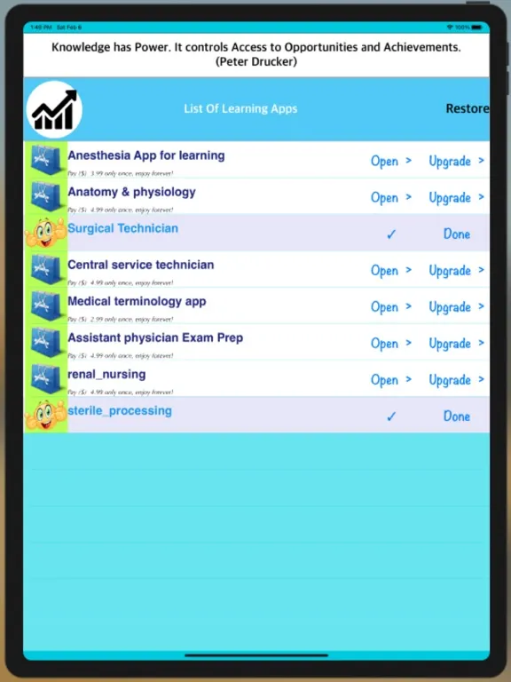 Surgical & Sterile Processing iPad 应用截图