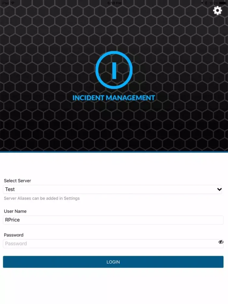 Zrzuty ekranu Incident Mobile Management iPad 