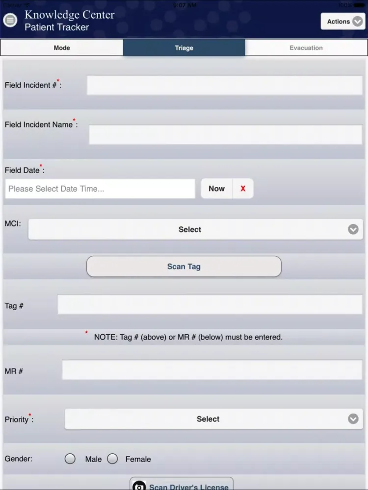 KC Patient Track iPad  سکرین شاٹس