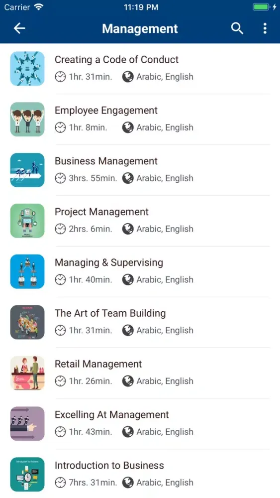 Zrzuty ekranu Alturki LMS