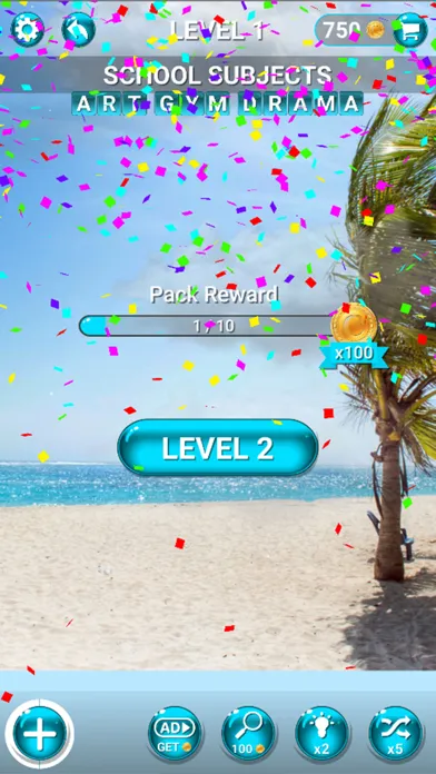 Knowledge Crunch Word Stacker スクリーンショット