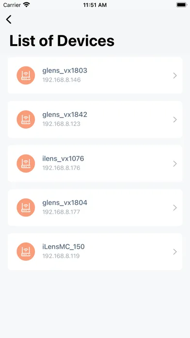 Zrzuty ekranu iLens Connect