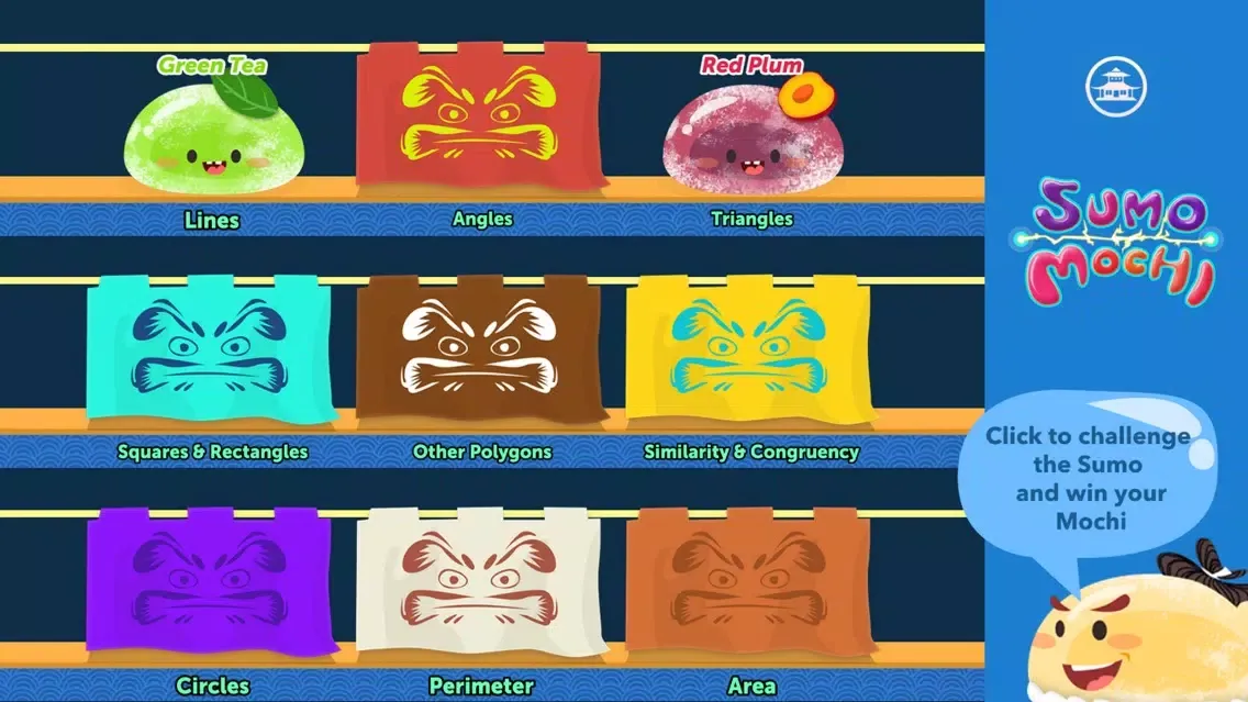 Sumo Mochi: Fun Geometry Game 스크린샷