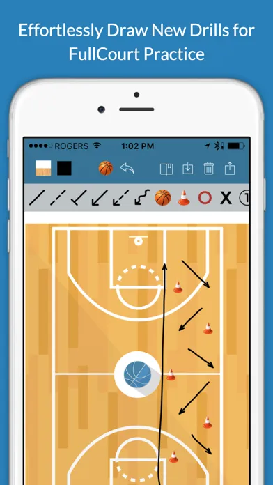 Ảnh chụp màn hình của Basketball Clipboard Blueprint