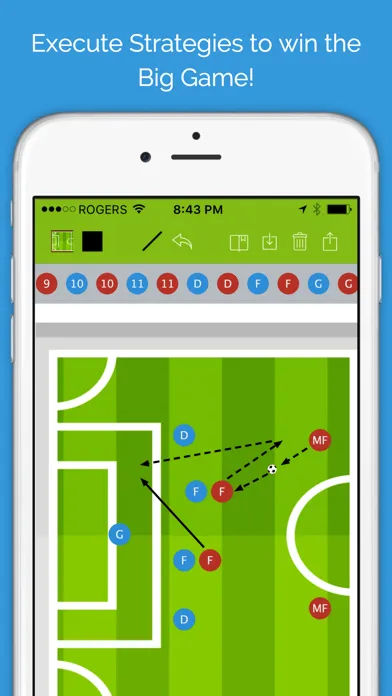 Скриншоты Soccer Blueprint Lite - Clipboard Drawing Tool for Coaches