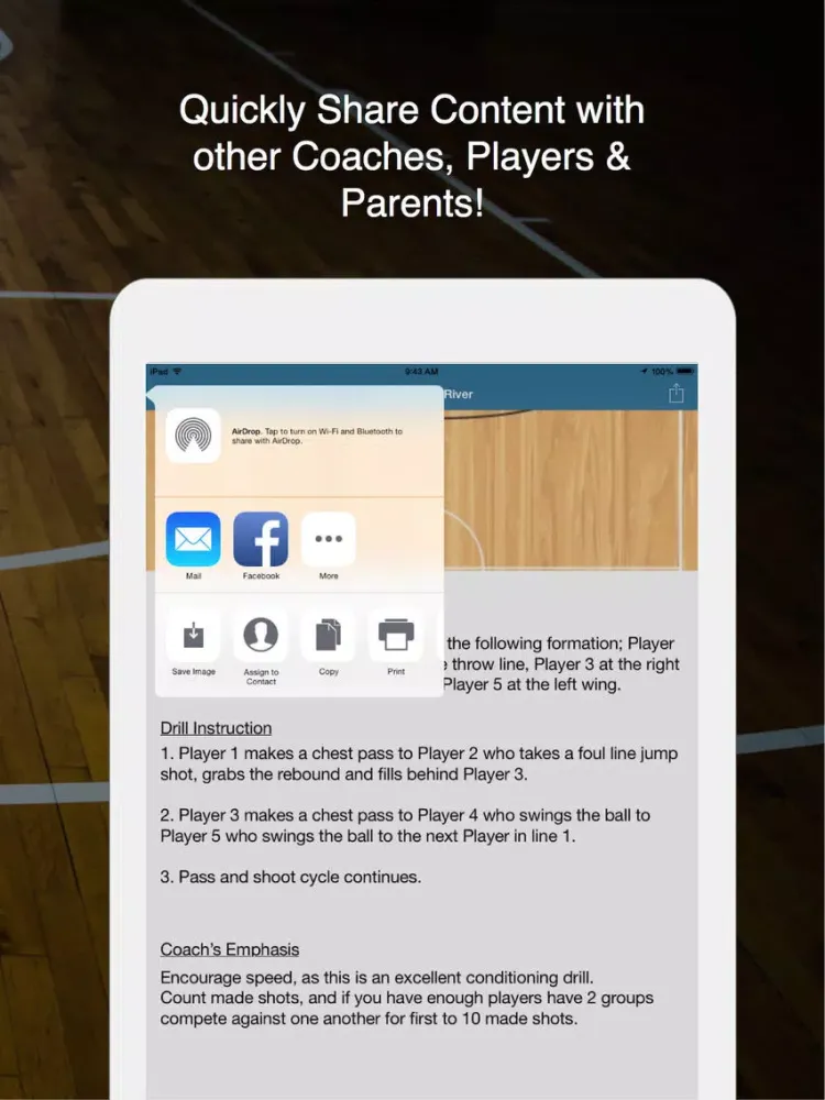ภาพหน้าจอของ Basketball Shooting Drills iPad 