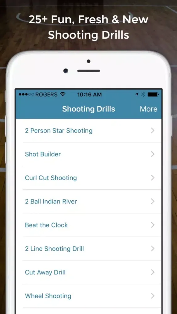 ภาพหน้าจอของ Basketball Shooting Drills