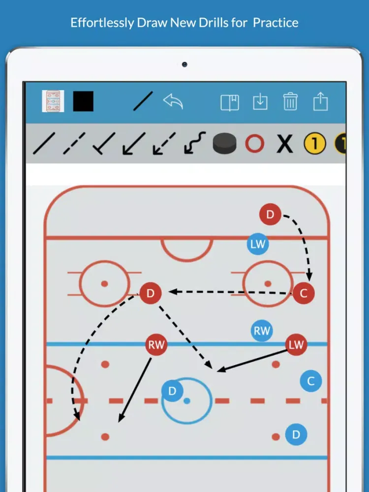 Hockey Blueprint iPad  Screenshots