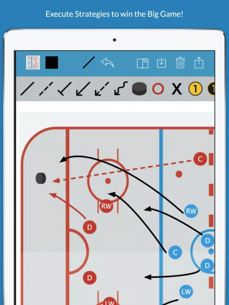 Hockey Blueprint iPad  Screenshots