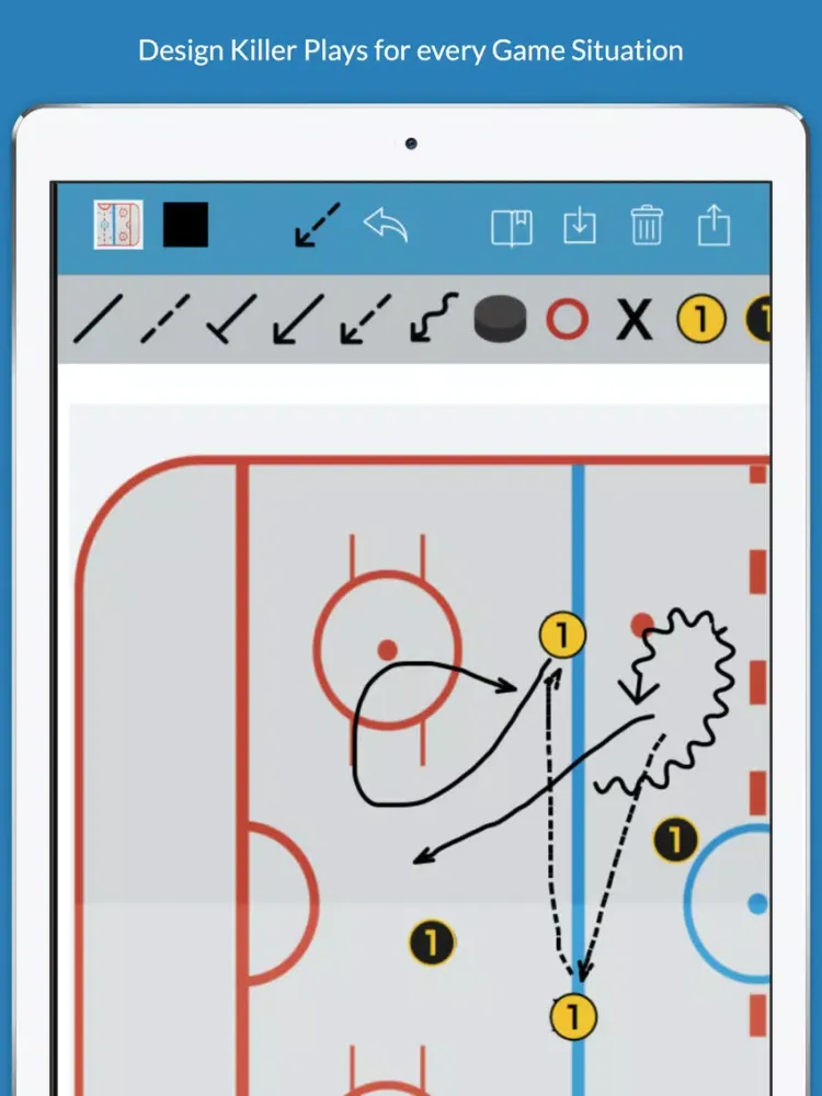 Hockey Blueprint iPad  Screenshots