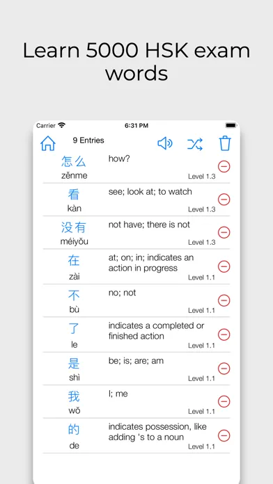 Master Chinese: Words 스크린샷
