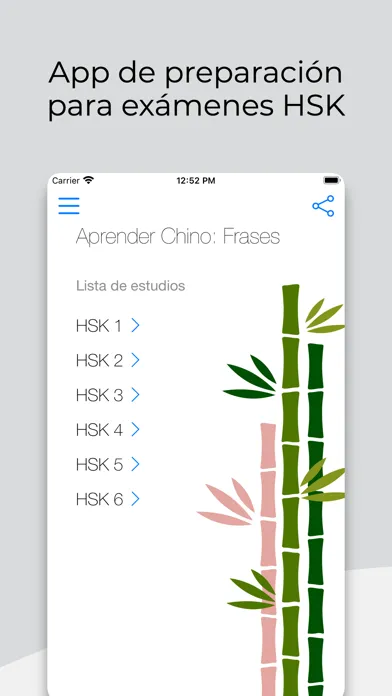 Screenshot di Aprender Chino: Frases