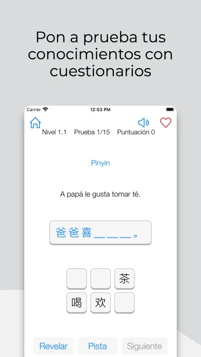 Screenshot di Aprender Chino: Frases
