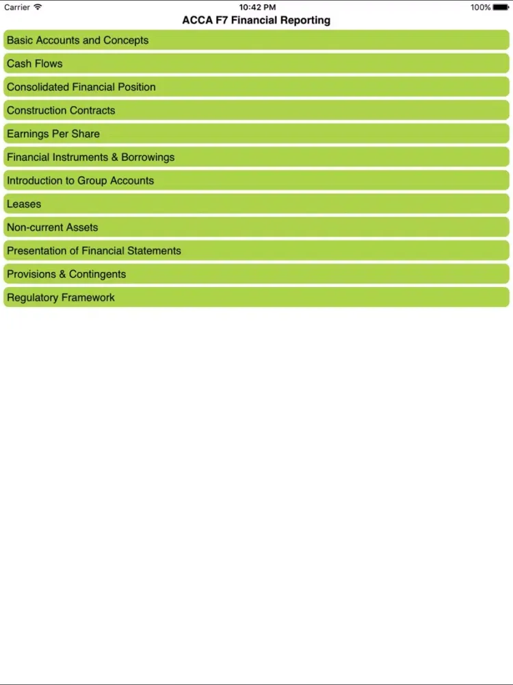 تصاویر ACCA F7 Financial Reporting (INT) iPad 