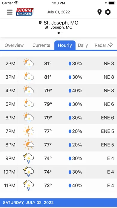 Storm Tracker NOW سکرین شاٹس