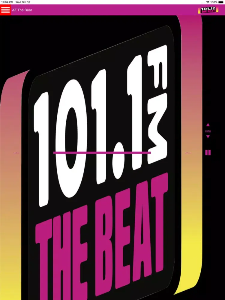 101.1 The Beat iPad  Screenshots