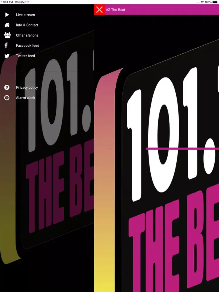 101.1 The Beat iPad  Screenshots