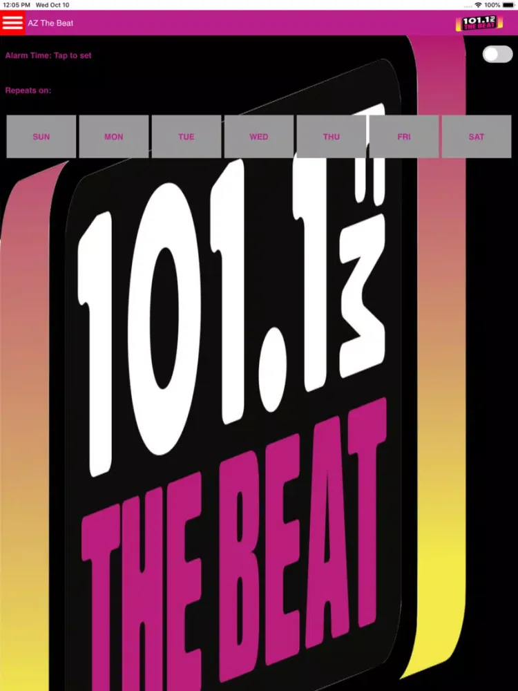 101.1 The Beat iPad  Screenshots