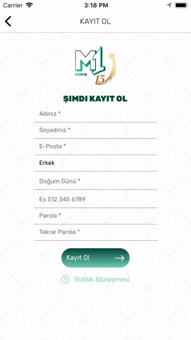 Tangkapan layar M1 Konya AVM