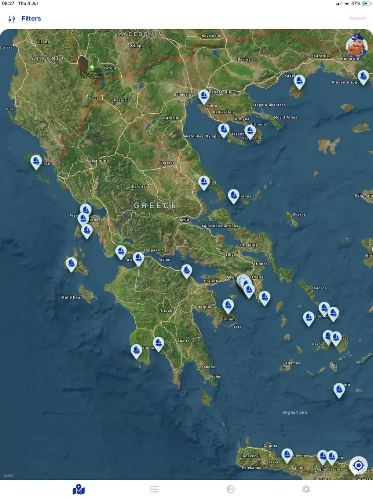 Marina Guide - Greece iPad  স্ক্রিনশট