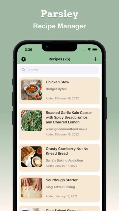 Parsley: Recipe Manager Ekran Görüntüleri