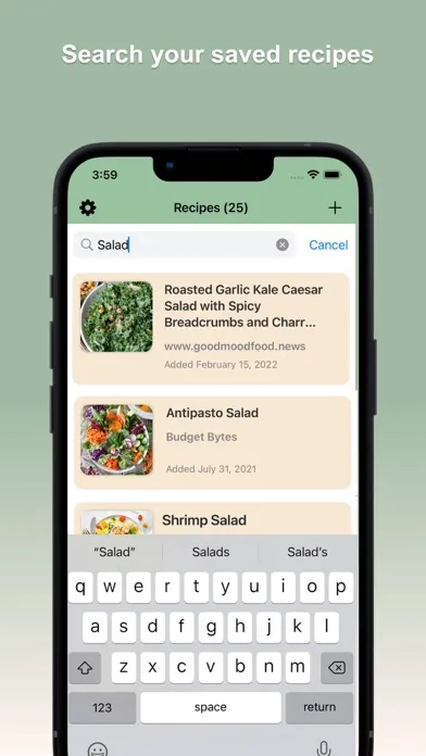 Parsley: Recipe Manager Ekran Görüntüleri