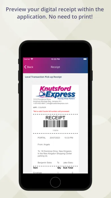 Zrzuty ekranu Knutsford Express Courier+