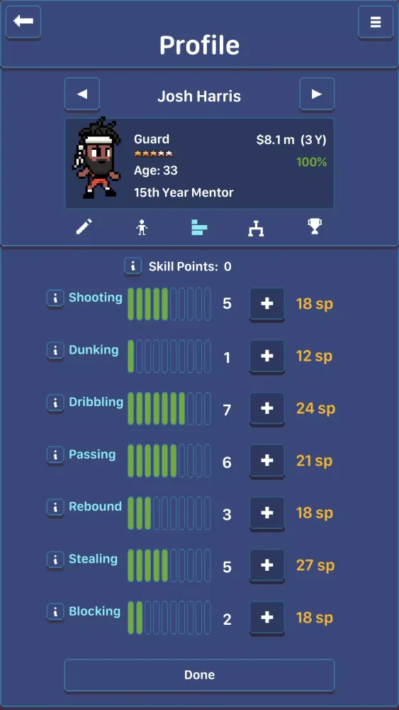 Hoop League Tactics 스크린샷