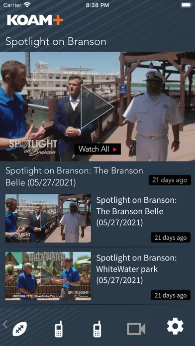 Captures d'écran de KOAM+ News Now