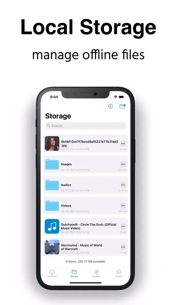 ภาพหน้าจอของ SaveFile: Offline File Manager
