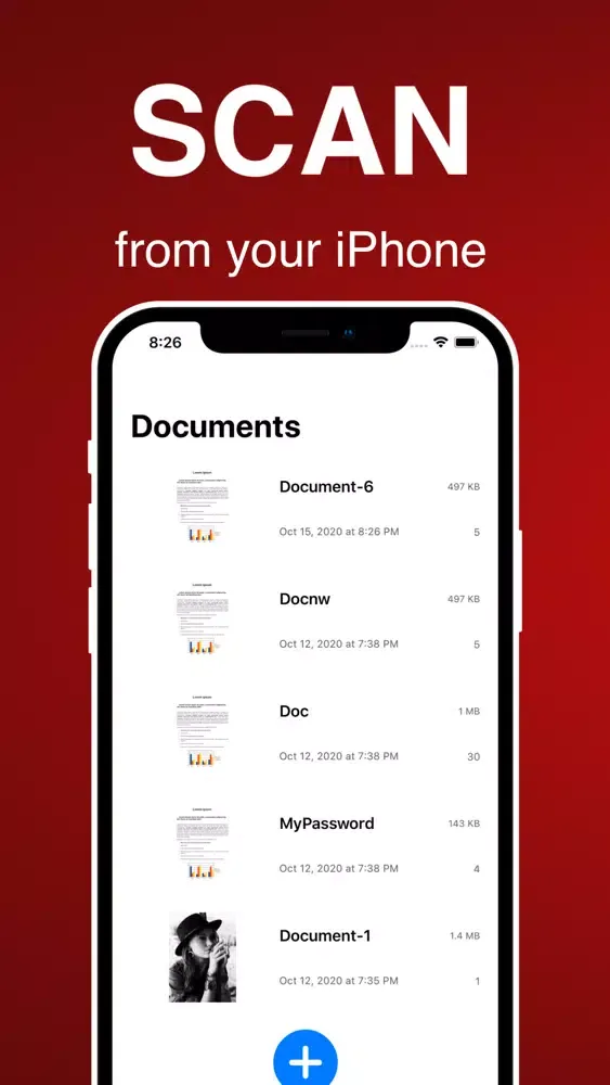 ภาพหน้าจอของ Scanner PDF: Scan Docs, Notes