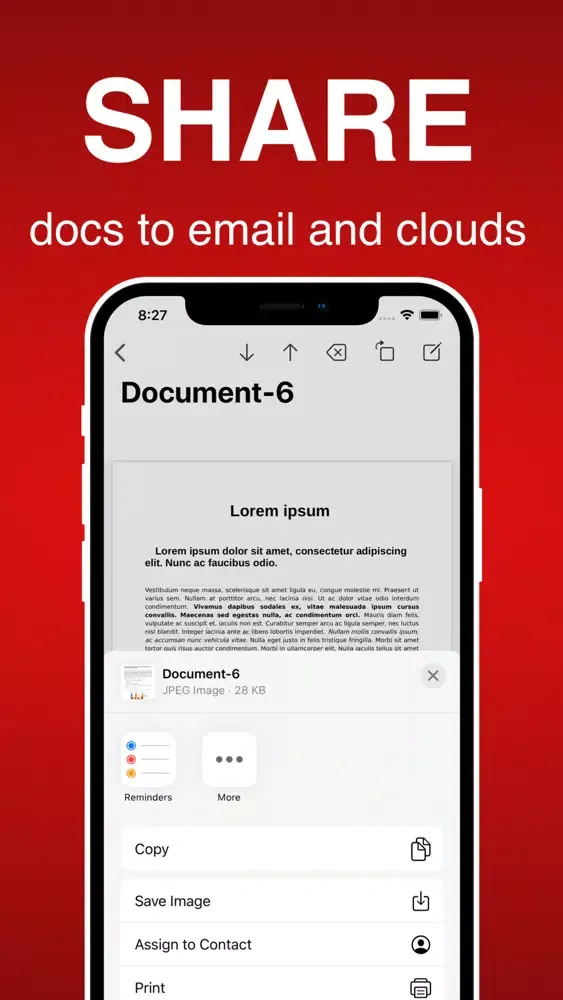 ภาพหน้าจอของ Scanner PDF: Scan Docs, Notes