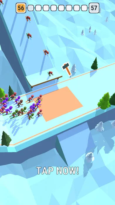 Ảnh chụp màn hình của Ski Crash 3D