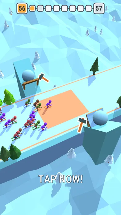 Ảnh chụp màn hình của Ski Crash 3D