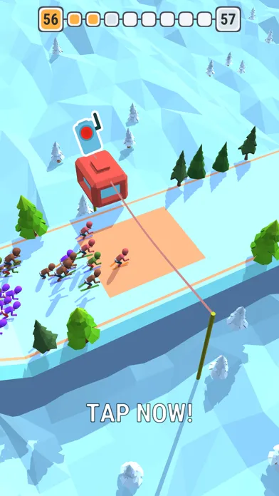 Ảnh chụp màn hình của Ski Crash 3D
