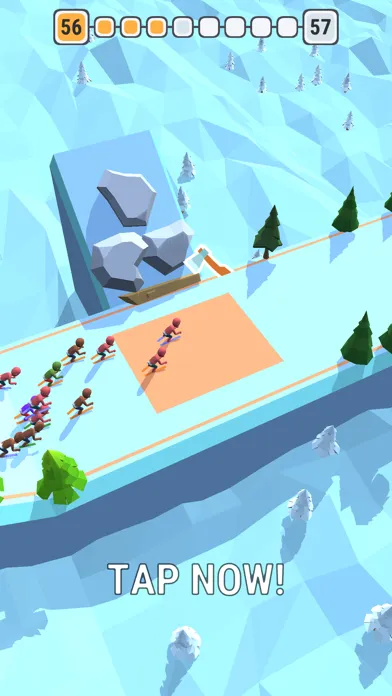 Ảnh chụp màn hình của Ski Crash 3D