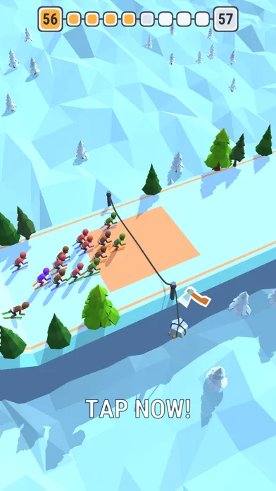 Ảnh chụp màn hình của Ski Crash 3D