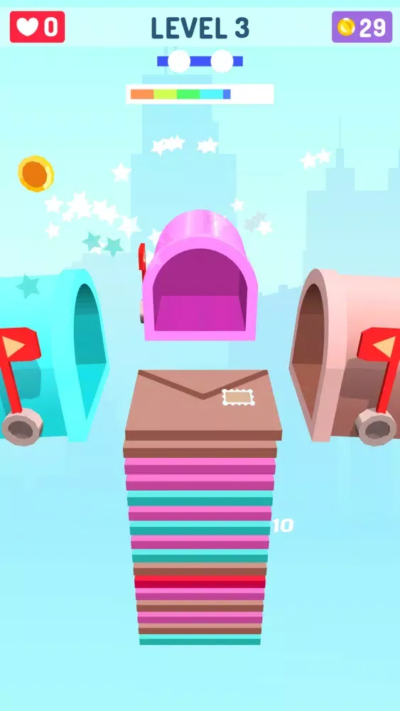 ภาพหน้าจอของ Envelope Sort 3D